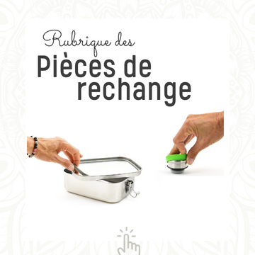 Pièces de rechange bouchon gourde biberon bague capuchon opercule joint SAV